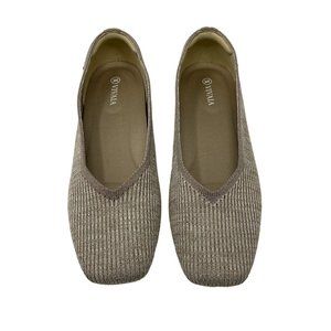 VIVAIA Margot 2.0 Womens Casual Slip On Washable Ballet Flats Size 40 Oatmilk
